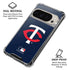 MLB Minnesota Twins - Solid Distressed Pixel 9/9 Pro Clear Case